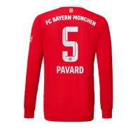 Fotbalové Dres Bayern Munich Benjamin Pavard #5 Domácí 2022-23 Dlouhý Rukáv